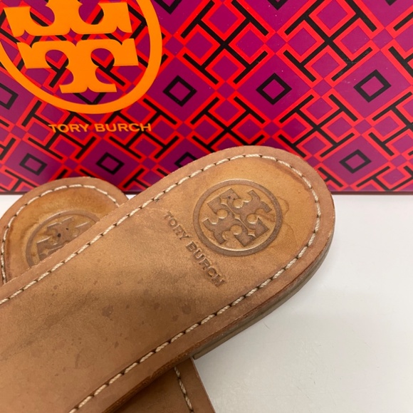 Tory burch pink patent leather slides size 7 - Picture 3 of 11